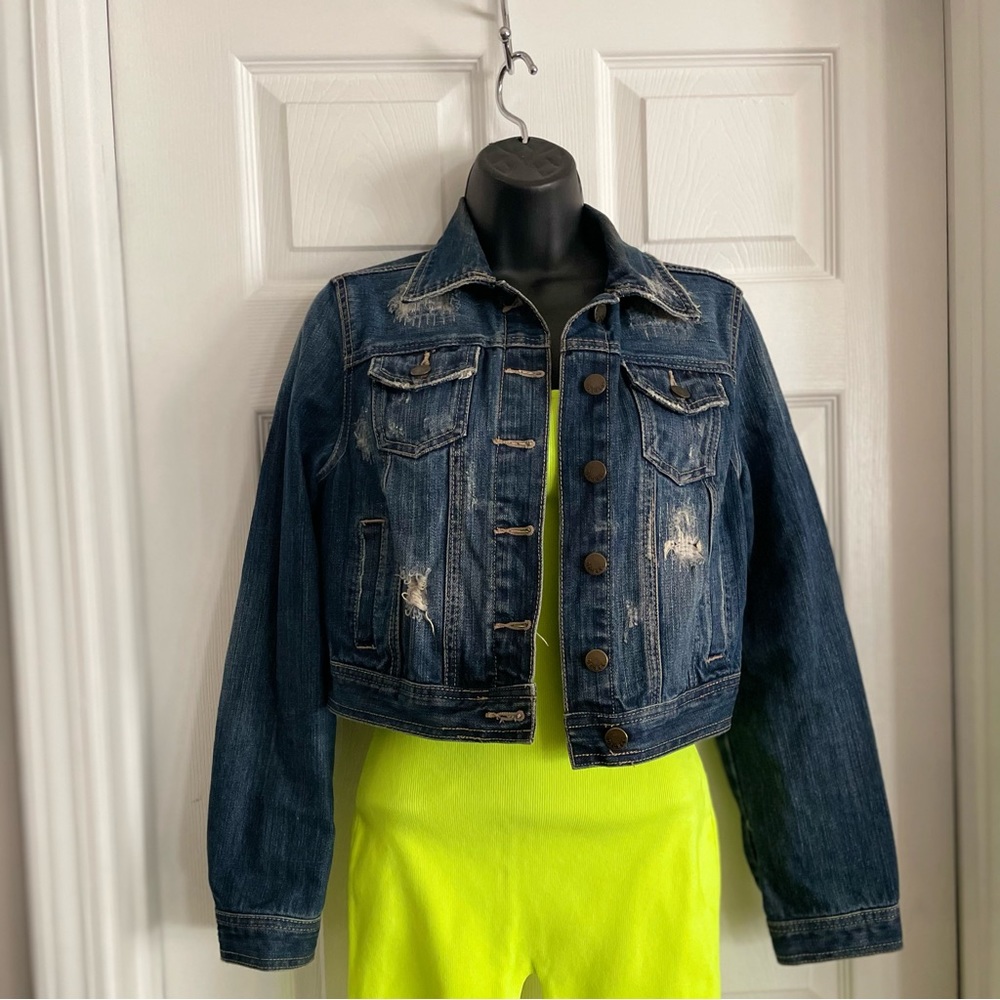 Distressed Denim Jacket